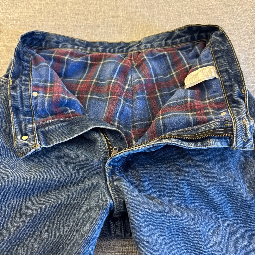 Oshkosh Flannel Lined Work Jeans - Picture 3 of 13